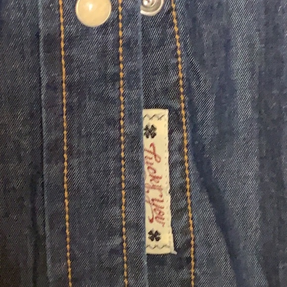 LUCKY BRAND Jean Shirt Vintage - Picture 8 of 13
